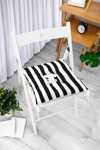 Realhomes Pernă de scaun cu puf imprimată digital cu design personalizat