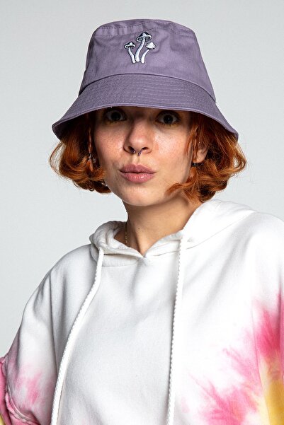 Kity Boof Bucket Hat Mushroom Lilac Şapka