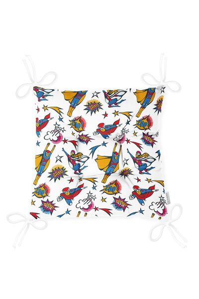 Realhomes Özel Tasarım Dijital Baskılı Modern Pofidik Sandalye Minderi