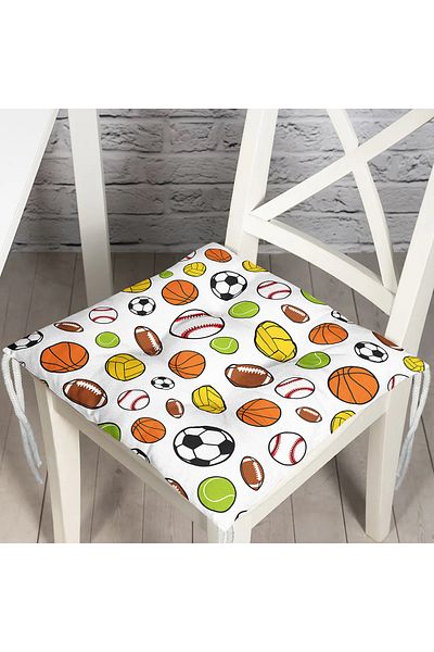 Realhomes Custom Design Digital Printed Modern Pouf Chair Cushion
