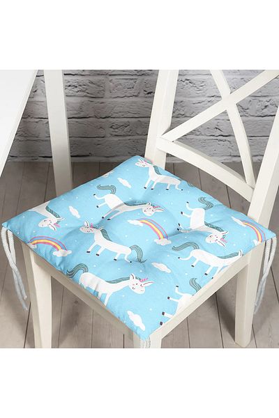 Realhomes Real Homes Digital Printed Fluffy Square Cushion Chair