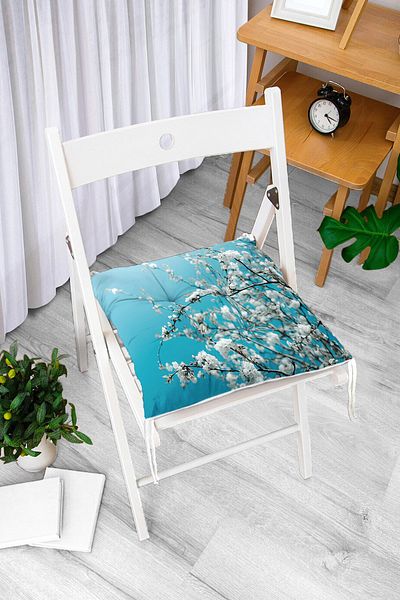 Realhomes Digital Printed Fluffy Chair Cushion