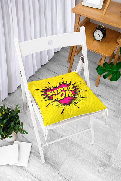 Realhomes Custom Design Digital Printed Pouf Chair Cushion