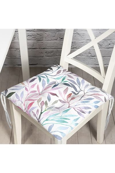 Realhomes Digital Printed Fluffy Square Chair Cushion