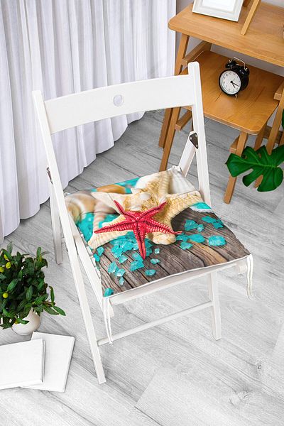 Realhomes Custom Design Digital Printed Pouf Chair Cushion