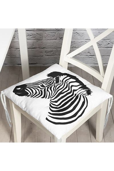 Realhomes Digital Printed Modern Fluffy Chair Cushion
