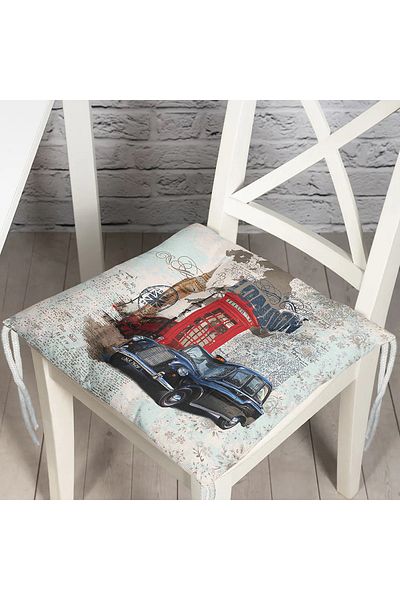 Realhomes Custom Design Digital Printed Pouf Chair Cushion