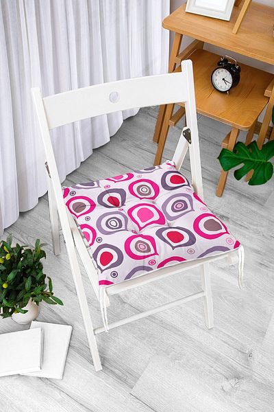 Realhomes Real Homes Digital Printed Fluffy Chair Cushion