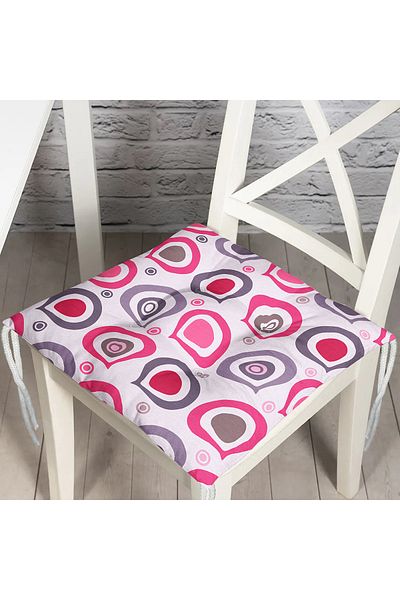 Realhomes Real Homes Digital Printed Fluffy Chair Cushion