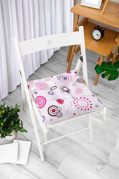 Realhomes Digital Printed Fluffy Chair Cushion