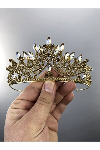 Hobigram لون ذهبي داكن موديل أوليفيا هينا وتاج الزفاف – الزفاف والهينا والزوا...