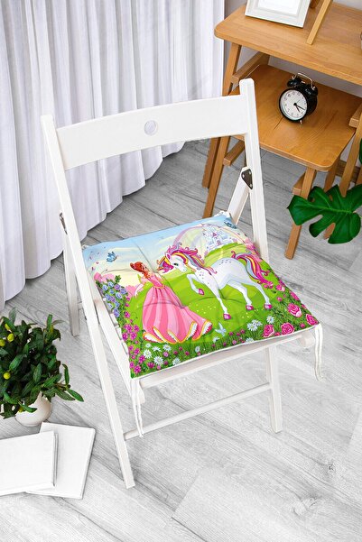 Realhomes Pernă pentru scaun pufoasă pentru cameră pentru copii 3D cu desene ...