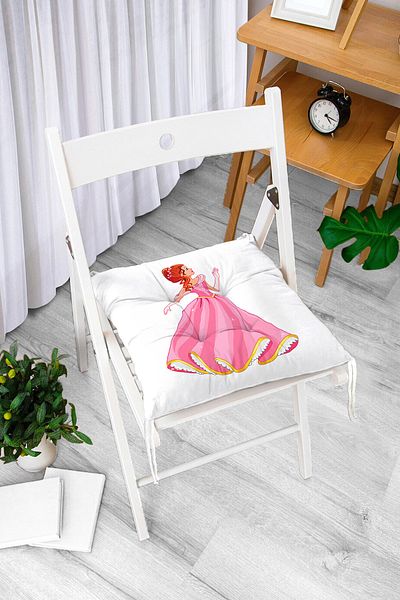 Realhomes Pernă de scaun cu puf imprimată digital cu design personalizat