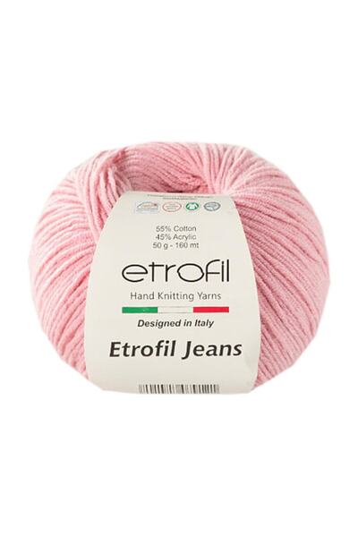 Etrofil Τζιν Αμιγκουρίμι & Μοτίβο Πλεκτό Χειροποίητο Κλωστό - 011 Ροζ