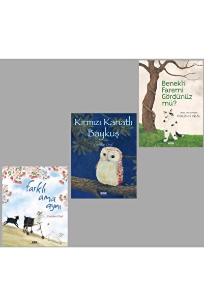 Yapı Kredi Yayınları Farklı Ama Aynı  Kırmızı Kanatlı Baykuş  Benekli Faremi Gördünüz Mü? 3 Kitap