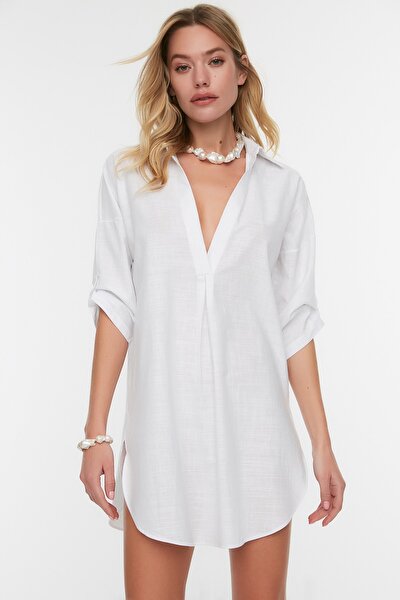 Trendyol Collection Kleid - Weiß - Basic