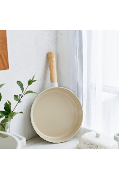 NEOFLAM Fika 7-Piece Aluminum Cast Pot Pan Set Beige Fika 7-Piece Set