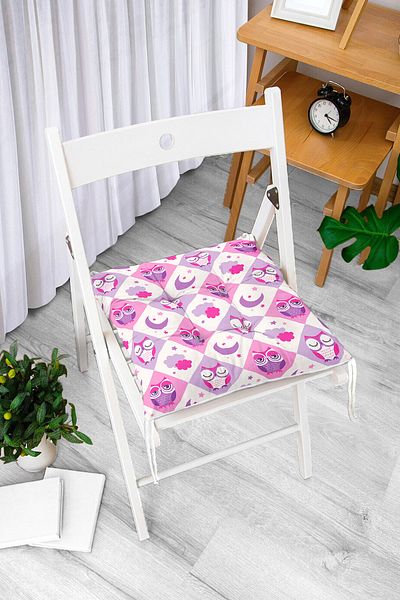 Realhomes Real Homes Digital Printed Fluffy Chair Cushion