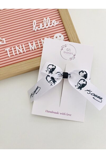 Fleur De Luna طفلة طفلة أتاتورك مفهوم القوس مشبك طوق