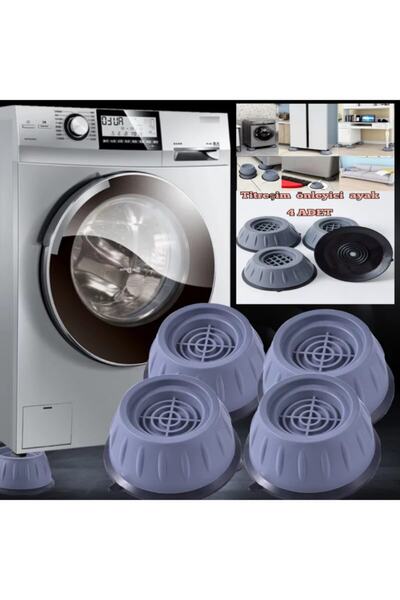 augavm Beyaz Eşya Altlığı Ayağı 4 Adet Çamaşır Bulaşık Makinası Buzdolabı Yük...