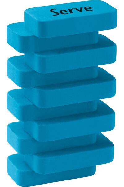 Serve Mavi Bold Double Steps 3lü Set