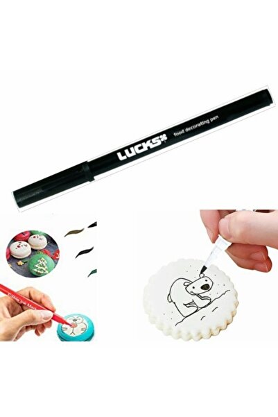 Genel Markalar Siyah Renk Gıda Kalemi-yenilebilir Yazı Yazma Kalemi