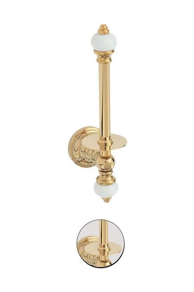 Maya Fantasia Pvd Gold Spare Paper Holder 100% Brass