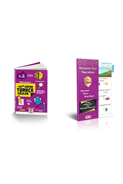 Model Yayınları 1.sınıf Resimli Süper Türkçe Sözlük + Key Yayınları Tüm Dersl...