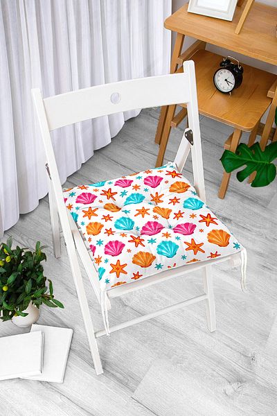 Realhomes Custom Design Digital Printed Pouf Chair Cushion