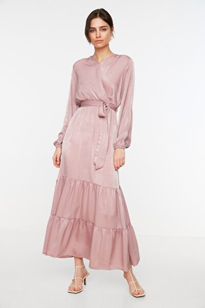 Trendyol Modest Evening Dress - Pink - Basic