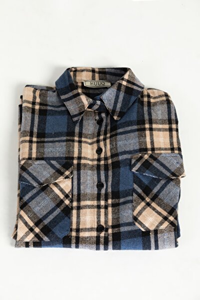 Huuq Design Oduncu Gömlek Lacivert