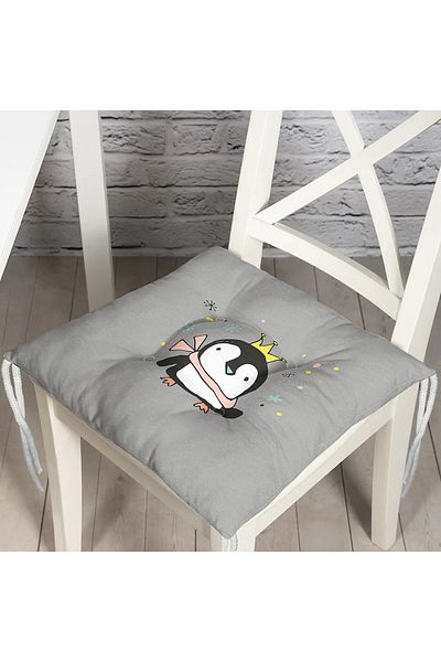Realhomes Flying Cute Penguin Design Baby Room Fluffy Chair Cushion