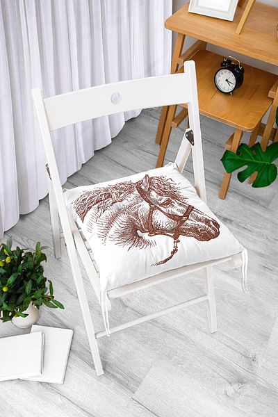 Realhomes Custom Design Digital Printed Pouf Chair Cushion