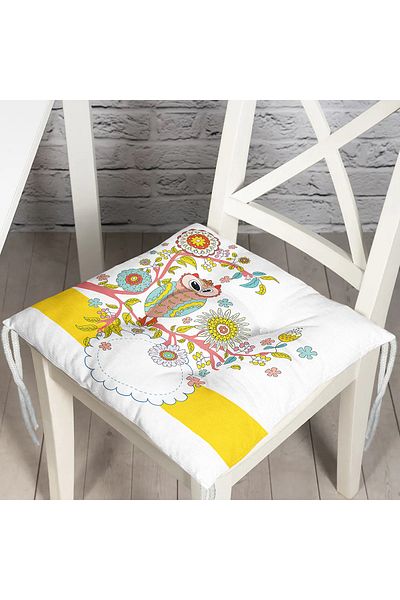 Realhomes Custom Design Digital Printed Pouf Chair Cushion