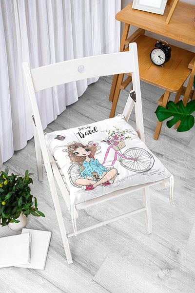 Realhomes Custom Design Digital Printed Pouf Chair Cushion