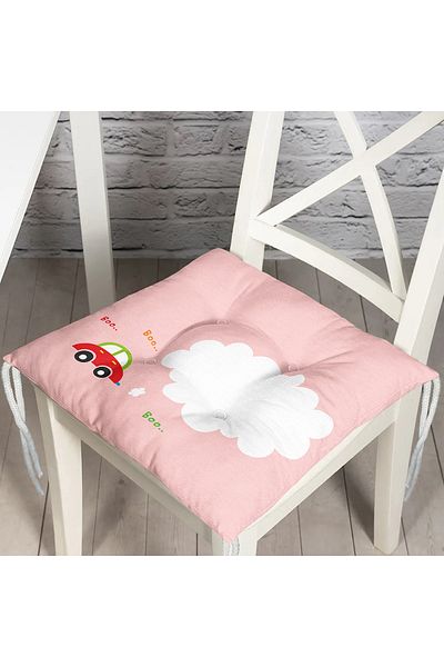 Realhomes Real Homes Digital Printed Fluffy Square Chair Cushion