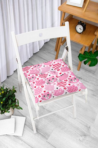 Realhomes Digital Printed Fluffy Chair Cushion