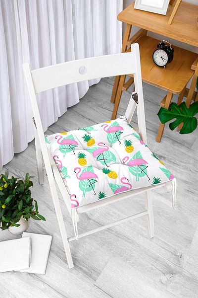 Realhomes Custom Design Digital Printed Pouf Chair Cushion
