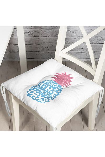 Realhomes Real Homes Digital Printed Fluffy Chair Cushion