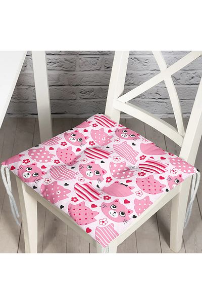 Realhomes Digital Printed Fluffy Chair Cushion