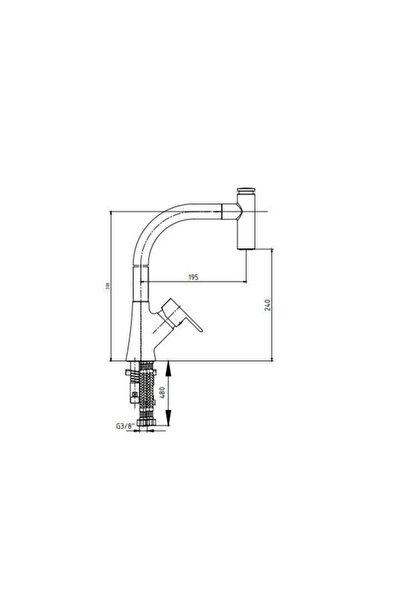AR Liona Spiralli Mutfak Evye Eviye Batyası 102118130