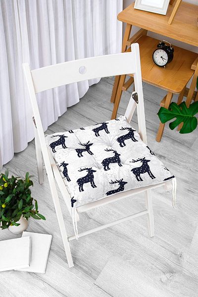 Realhomes Custom Design Digital Printed Pouf Chair Cushion