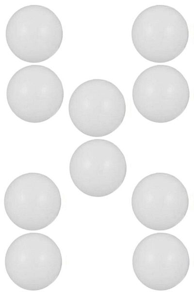 Hellove White Pompom Ball 12 Pack Table Tennis Ball Ping Pong Ball