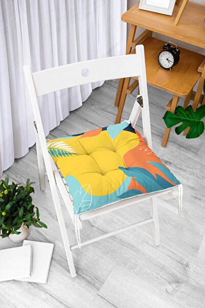 Realhomes Digitalno štampani moderni mekani jastuk za stolicu sa pastelnim uz...