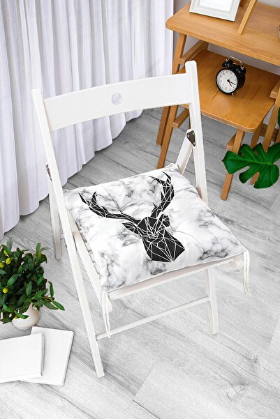 Realhomes Specijalni dizajn modernog pufnastog jastuka za stolicu sa motivom ...