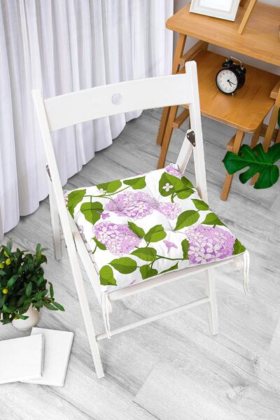 Realhomes Digitalno štampani moderni mekani jastuk za stolicu sa zelenim list...