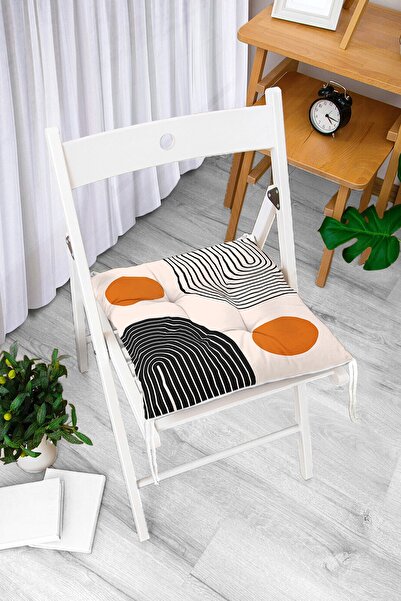 Realhomes Renkli Zemin Üzerinde Geometrik Desenli Dijital Baskılı Modern Pofi...