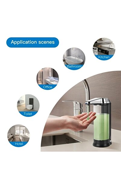 SMARTGIFT Sensörlü Fotoselli Otomatik Akıllı Sıvı Sabunluk 500 ml