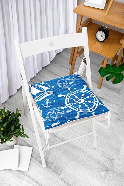 Realhomes Сучасна подушка для стільця з цифровим принтом у вигляді морської з...