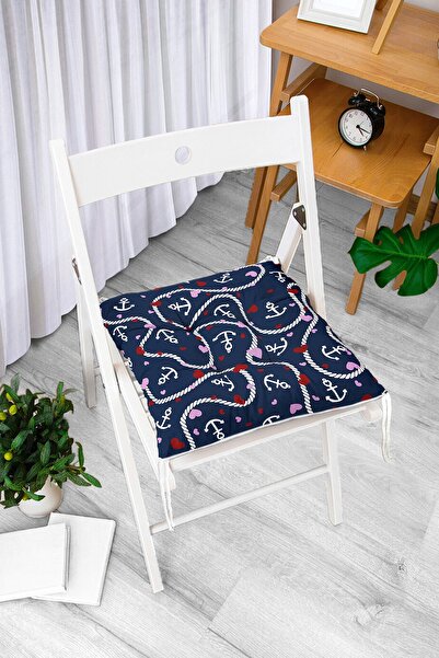 Realhomes Сучасна подушка для стільця з цифровим принтом у вигляді мотиву яко...